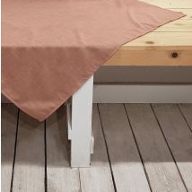 Nappe anti-taches linoso rose blush 135x135cm - MT - Mondial Tissus