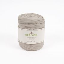 Pelote de fil Eco Vita t-shirt beige fibres recyclées DMC - DMC - Mondial Tissus
