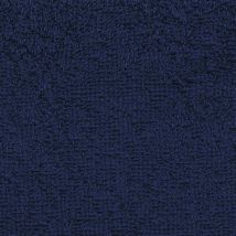 Tissu éponge léger uni Laguna bleu marine - Mondial Tissus