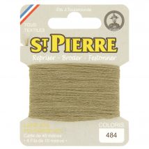 Laine Saint Pierre pour repriser / broder 484 vert clair - St. Pierre - Mondial Tissus