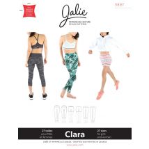 Patron Jalie 3887 pantalon short legging sport découpe ceinture pour femmes - Jalie - Mondial Tissus
