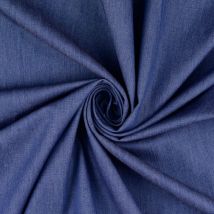 Tissu jean coton bleu - Mondial Tissus