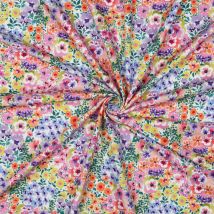 Maille jersey imprimée digitale fleurette multico - Poppy Fabrics - Poppy Fabrics - Mondial Tissus