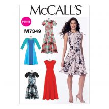Patron McCall's 7349A5 Patron de robes princesses - Femme 34-42 - McCall's - Mondial Tissus