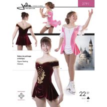 Patron Jalie 2791 robe patinage artistique princesse pour enfant et adulte - Jalie - Mondial Tissus