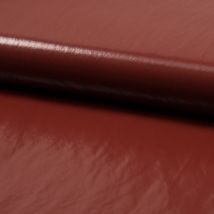 Toile imperméable en polyuréthane marron - Mondial Tissus