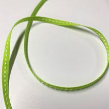 Ruban surpiqué vert vif 5mm - Frou Frou - Mondial Tissus