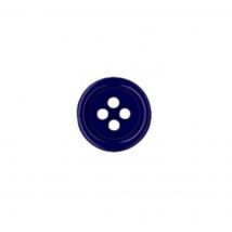 Boutons polyester 22mm bleu roy lot de 3 - Mondial Tissus