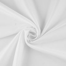 Tissu satin fluide uni blanc - Mondial Tissus