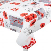 Toile cirée coquelicots - Mondial Tissus
