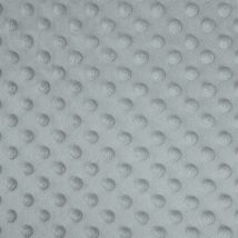 Tissu polaire minky gris - MT - Mondial Tissus