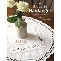 Livre broderie hardanger simple et épurée - 24 projets - Les éditions de saxe - Mondial Tissus