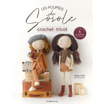 Livre les poupées de Sosole crochet et tricot - Mondial Tissus