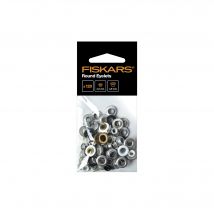 Lot de 120 oeillets ronds de 3.2 mm à 4.8 mm - Fiskars - Fiskars - Mondial Tissus