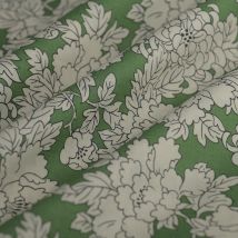 Tissu Liberty Tana Lawn costume écru vert - Liberty - Mondial Tissus