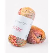 Pelote de fil à tricoter Mikado multicolore - Phildar