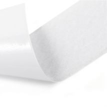 Bande Velours Adhésive 50mm - Blanc - Mondial Tissus