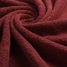 Tissu éponge coton Premium spa bordeaux - MT - Mondial Tissus