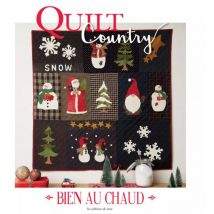 Livre Quilt country Bien au chaud - Les Editions de Saxe - Les éditions de saxe - Mondial Tissus