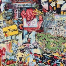 Jacquard street art multicolore - Mondial Tissus