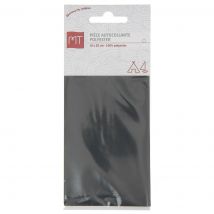 Pièce autocollante réparation nylon gris foncé - MT - Mondial Tissus