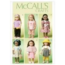 Patron McCall's 6526OSZ vêtements casual chic pour grandes poupées - McCall's - Mondial Tissus