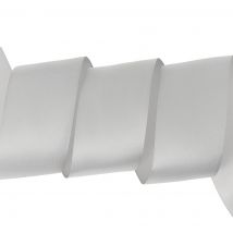 Rubn satin double face 50mm couleur argent - MT - Mondial Tissus