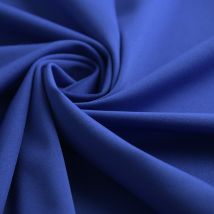 Tissu maille elasthanne bleu roi - Mondial Tissus