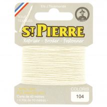 Laine Saint Pierre pour repriser / broder 104 écru - St. Pierre - Mondial Tissus