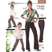 Patron Jalie 2909 pantalon classique extensible pour enfant et adulte - Jalie - Mondial Tissus