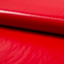 Toile imperméable en polyuréthane rouge - Mondial Tissus