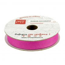 Bobine ruban gros grain magenta 9 mm x 5 m MT - MT - Mondial Tissus