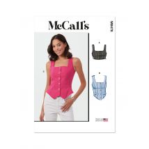 Patron Mc Call's M8478U5 Haut court du 44 au 52 - McCall's - Mondial Tissus
