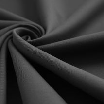Tissu demi natté Zahra gris - MT - Mondial Tissus