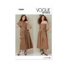Patron Vogue V2084U5 robe sans bretelles femme 44-52 - Vogue - Mondial Tissus