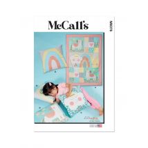 Patron McCall's 8376 - Courtepointe ou le panneau décoratif - McCall's - Mondial Tissus