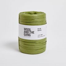 Fil à crocheter Ra Ra Raffia grass green - Wool and the Gang - Wool and the Gang - Mondial Tissus