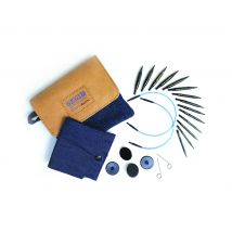 Aiguille interchangeable Symfonie 50 mm bois indigo - Knit Pro - Knit Pro - Mondial Tissus