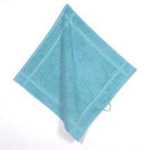 Torchon éponge uni bleu turquoise - MT - Mondial Tissus