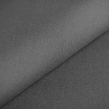 Tissu toile déperlante Isa anthracite chiné - Mondial Tissus