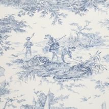 Tissu coton Histoire d'eau bleu - 280 cm - Thevenon - Mondial Tissus