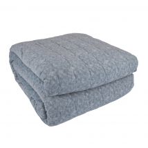 Boutis moucheté gris 230x250cm - MT - Mondial Tissus