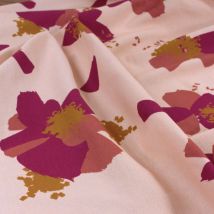 Maille sweat molleton coton Anémona nude - Eglantine et Zoé - Eglantine et Zoé - Mondial Tissus