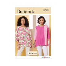 Patron Butterick B7023A tunique ample femme XS au XXL - Butterick - Mondial Tissus