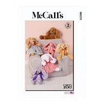Patron McCall's 8270 - Peluche lapin et robes - McCall's - Mondial Tissus