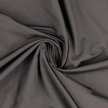 Toile trench coat légère déperlante noire - Mondial Tissus