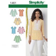 Patron Simplicity S1461.Bb - Tunique 48 - 56 - Simplicity - Mondial Tissus