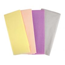 Papier crépon couleurs pastel 100x50 cm 4 pièces - Mondial Tissus