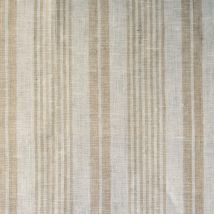 Toile torchon Lin rayée blanche et écrue - Mondial Tissus