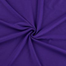 Jersey tencel modal épais stretch jersey uni violet - Mondial Tissus